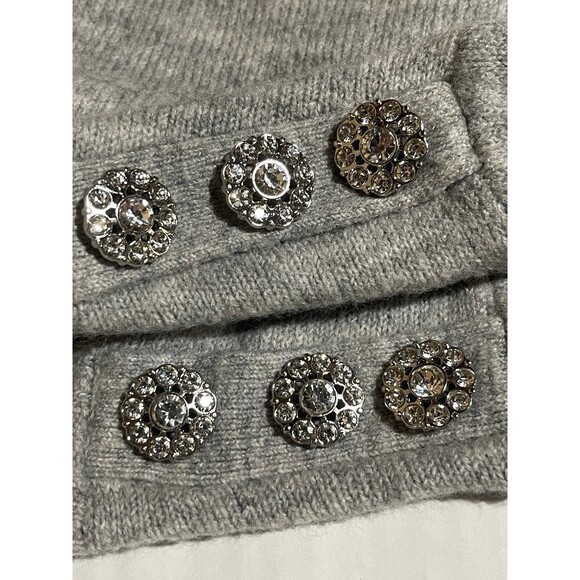 Crown & Ivy Petite XL Button Shoulder Crew Neck Sweater new with tags - Picture 9 of 10